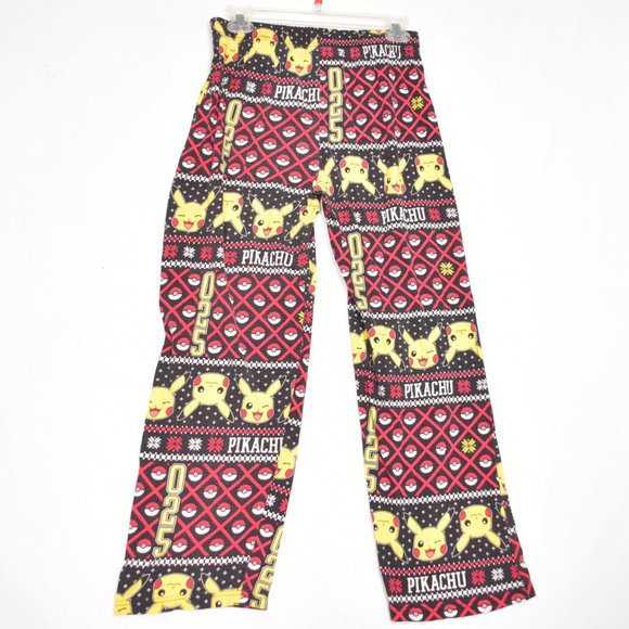 Pokemon Pajama Pants Pikachu 025 Size Small - Picture 3 of 6